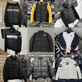 THE NORTH FACE Burberry Louis Vuitton LV long-sleeved down jacket-4377